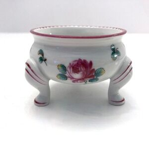Richard Ginori Open Salt Cellar Cachepot Footed Lodi Regency D.L.42 Italy